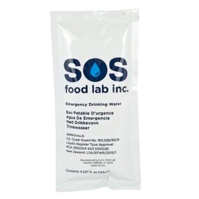 SOS Emergency Purified Drinking Water Pouch (12-Pack)